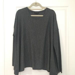 Eileen Fisher Gray Oversized Sweater
